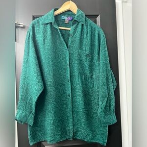 100% Silk Vintage Blouse